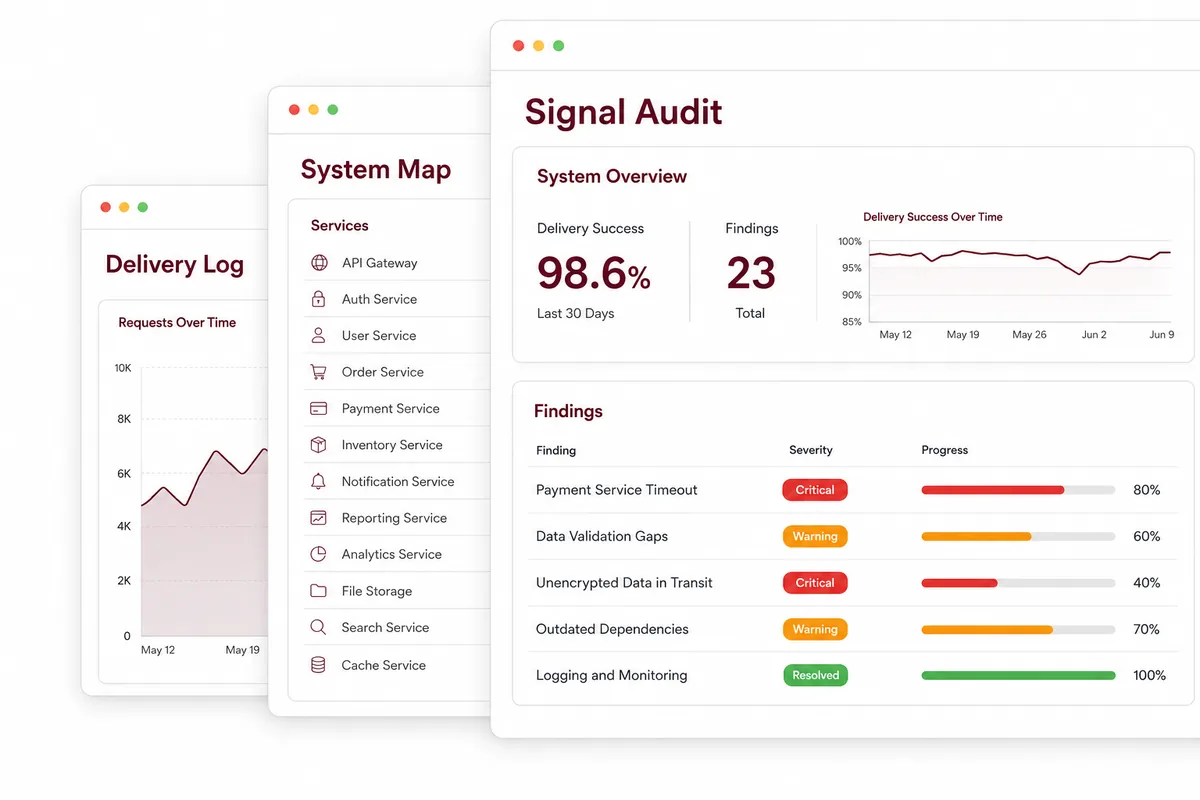 Signal Audit summary card